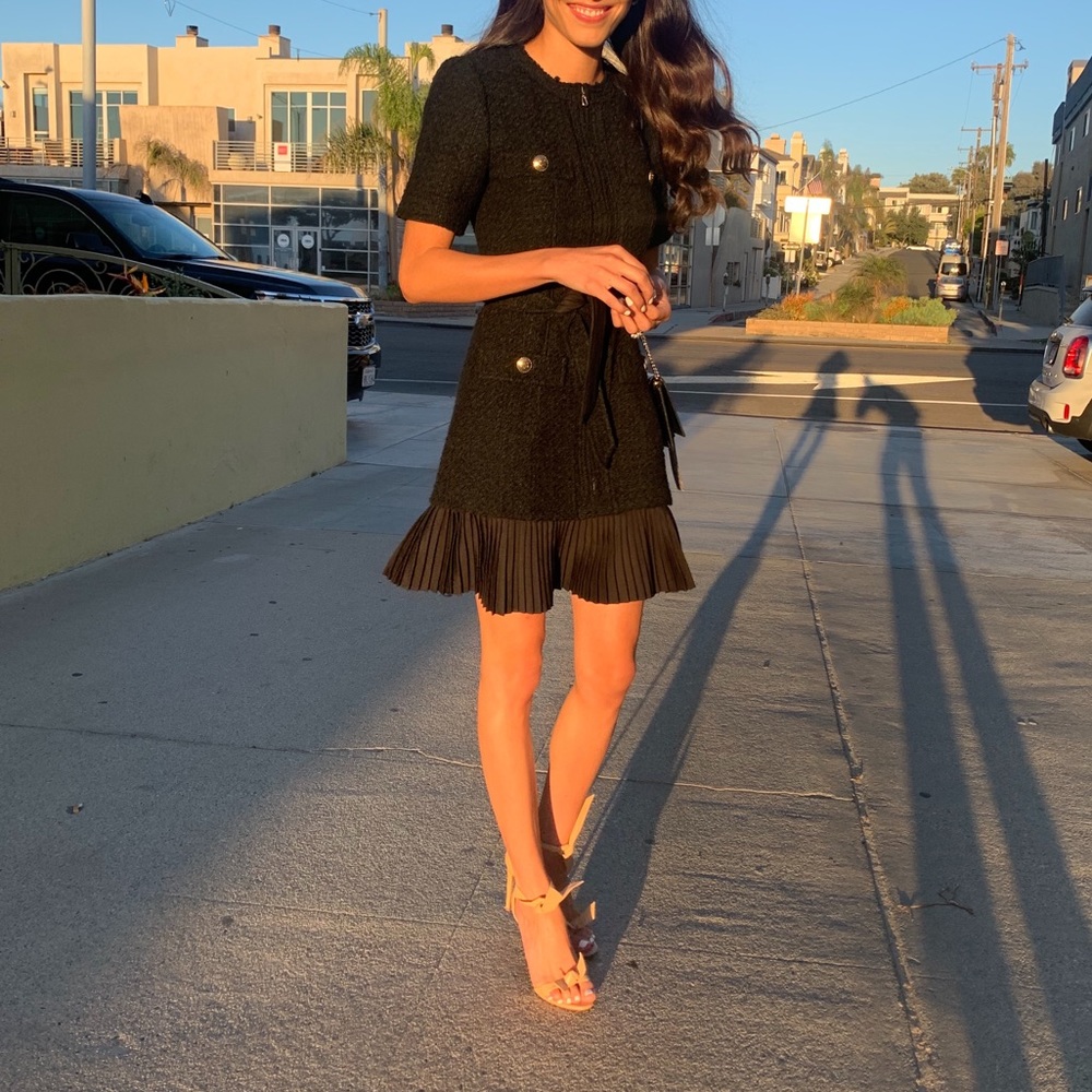 Sandro tweed mini dress